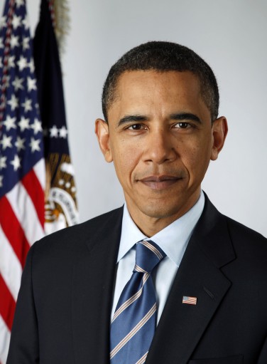 Official portrait of President-elect Barack Obama on Jan. 13, 2009.